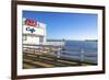 Cafe in Malibu Pier, Los Angeles, USA-Fran?oise Gaujour-Framed Premium Photographic Print