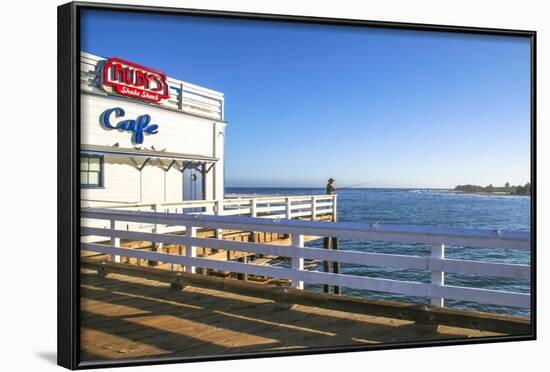 Cafe in Malibu Pier, Los Angeles, USA-Fran?oise Gaujour-Framed Photographic Print