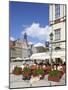 Cafe in Market Square, Old Town, Wroclaw, Silesia, Poland, Europe-Frank Fell-Mounted Photographic Print
