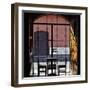 Cafe in the Colonial City of Granada, Nicaragua, Central America-Christian Heeb-Framed Photographic Print