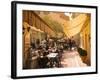 Cafe in the Old Town, Monaco, Cote d'Azur-Angelo Cavalli-Framed Photographic Print