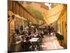 Cafe in the Old Town, Monaco, Cote d'Azur-Angelo Cavalli-Mounted Photographic Print