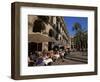 Cafe in the Square, Placa Reial, Barcelona, Catalonia, Spain-Jean Brooks-Framed Photographic Print