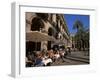 Cafe in the Square, Placa Reial, Barcelona, Catalonia, Spain-Jean Brooks-Framed Photographic Print