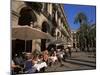 Cafe in the Square, Placa Reial, Barcelona, Catalonia, Spain-Jean Brooks-Mounted Photographic Print