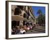 Cafe in the Square, Placa Reial, Barcelona, Catalonia, Spain-Jean Brooks-Framed Photographic Print