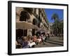 Cafe in the Square, Placa Reial, Barcelona, Catalonia, Spain-Jean Brooks-Framed Photographic Print