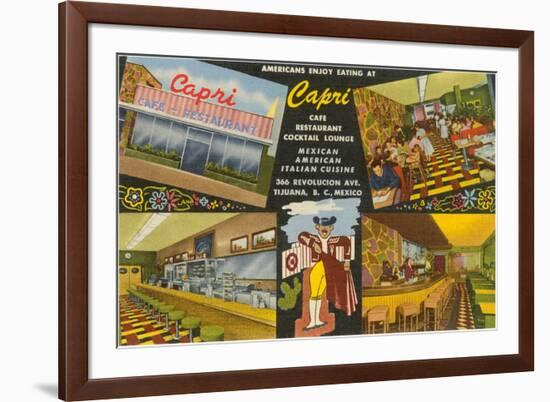 Cafe in Tijuana, Mexico-null-Framed Art Print