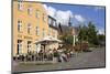 Cafe in Torvet Square, Hillerod, Zealand, Denmark, Europe-Stuart Black-Mounted Photographic Print