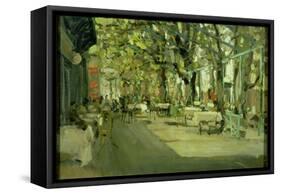 Cafe in Yalta, 1905-Konstantin A. Korovin-Framed Stretched Canvas