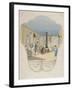 Cafe Interior at Palais Royal in Paris-null-Framed Giclee Print