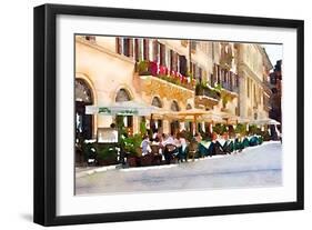 Cafe Italia-Emily Navas-Framed Art Print