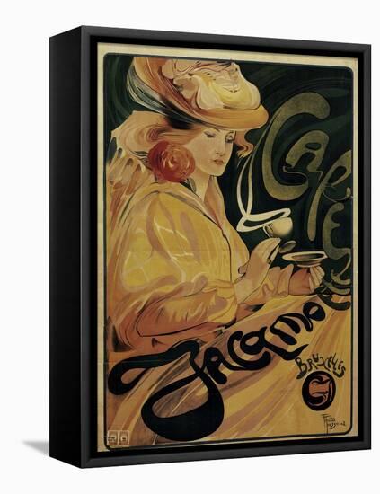 Cafe Jacqmotte-null-Framed Stretched Canvas