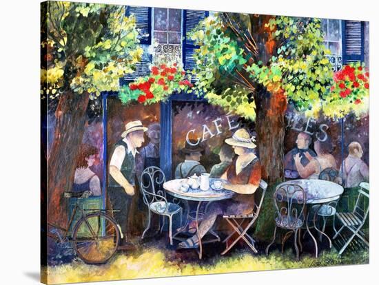 Cafe Jules, 1994-Lisa Graa Jensen-Stretched Canvas