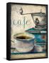 Cafe Latte 1-Kimberly Allen-Framed Stretched Canvas