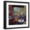 Cafe Le Boulevard, Paris-Manel Doblas-Framed Giclee Print