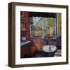 Cafe Le Boulevard, Paris-Manel Doblas-Framed Giclee Print