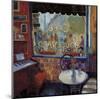Cafe Le Boulevard, Paris-Manel Doblas-Mounted Giclee Print