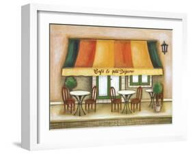 Cafe le Petit Dejeuner-Urpina-Framed Art Print