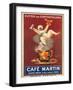 Cafe Martin, 1921-Leonetto Cappiello-Framed Art Print