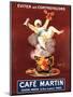 Cafe Martin-null-Mounted Giclee Print