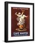 Cafe Martin-Vintage Posters-Framed Art Print