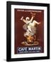 Cafe Martin-Vintage Posters-Framed Art Print