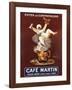 Cafe Martin-Vintage Posters-Framed Art Print