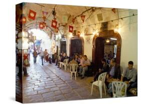 Cafe Maure, Medina, Tunis, Tunisia, North Africa, Africa-Bruno Barbier-Stretched Canvas