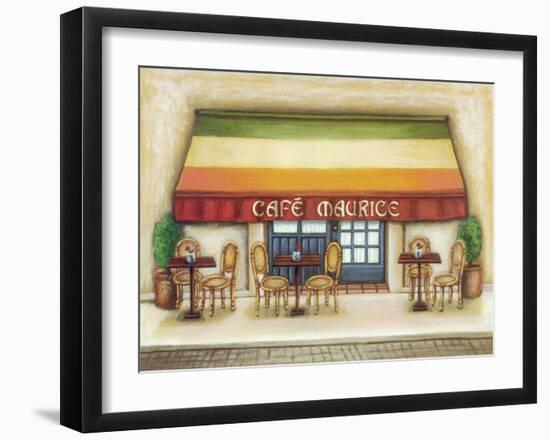 Cafe Maurice-Urpina-Framed Art Print