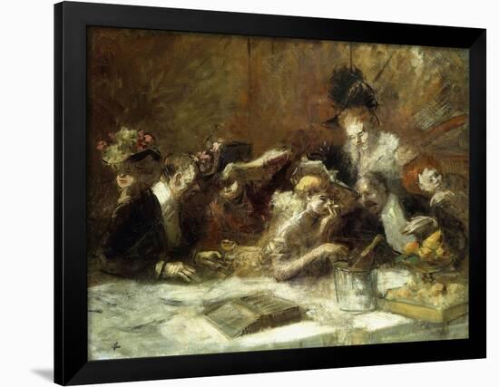 Cafe Maxim, Paris-Jean Louis Forain-Framed Giclee Print