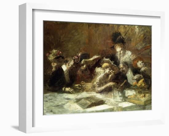 Cafe Maxim, Paris-Jean Louis Forain-Framed Giclee Print