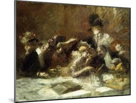 Cafe Maxim, Paris-Jean Louis Forain-Mounted Giclee Print