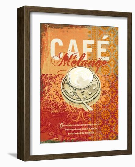 Cafe Melange-Ken Hurd-Framed Art Print