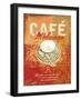 Cafe Melange-Ken Hurd-Framed Art Print