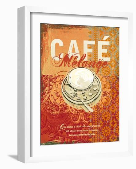 Cafe Melange-Ken Hurd-Framed Art Print