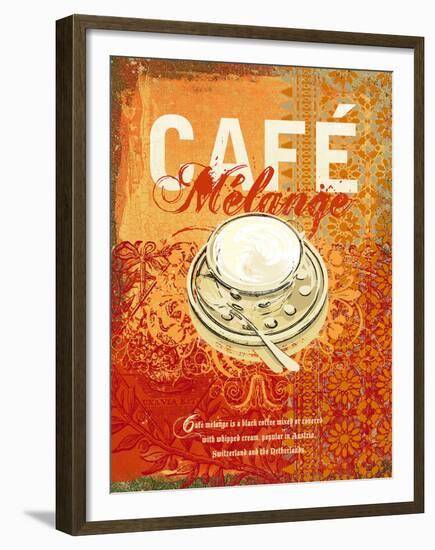 Cafe Melange-Ken Hurd-Framed Giclee Print