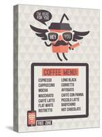 Cafe Menu. Seamless Background And Design Elements-ussr-Stretched Canvas