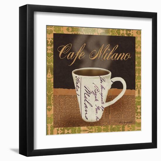 Cafe Milano-Lisa Ven Vertloh-Framed Art Print