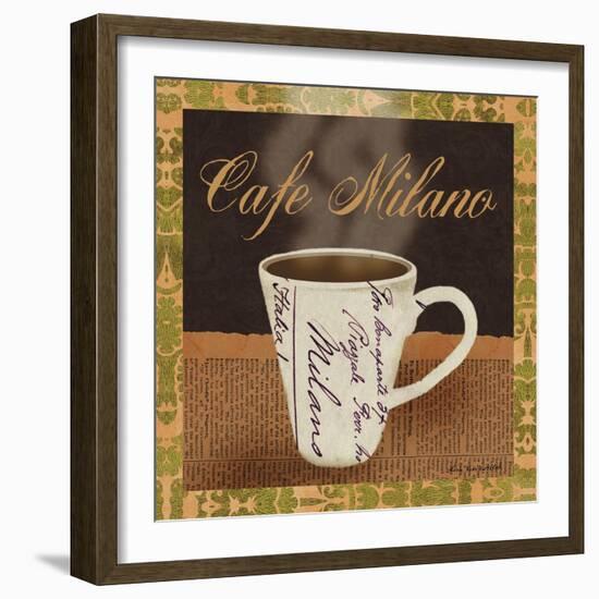 Cafe Milano-Lisa Ven Vertloh-Framed Art Print