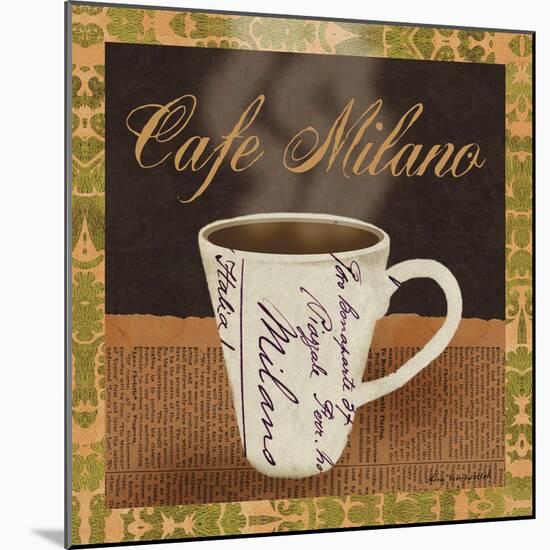 Cafe Milano-Lisa Ven Vertloh-Mounted Art Print