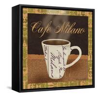 Cafe Milano-Lisa Ven Vertloh-Framed Stretched Canvas