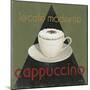 Café Moderne Cappuccino-Arnie Fisk-Mounted Art Print