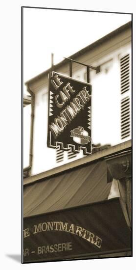 Cafe Montmartre-Malcolm Sanders-Mounted Giclee Print