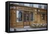 Cafe Montmartre-Cora Niele-Framed Stretched Canvas