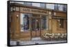 Cafe Montmartre-Cora Niele-Framed Stretched Canvas