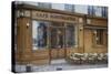 Cafe Montmartre-Cora Niele-Stretched Canvas