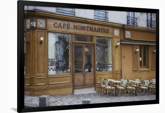 Cafe Montmartre-Cora Niele-Framed Giclee Print