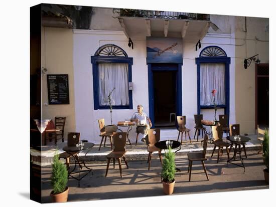 Cafe, Nafplion, Peloponnese, Greece-Oliviero Olivieri-Stretched Canvas