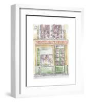 Cafe Natalie-Jane Claire-Framed Art Print